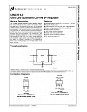 DataSheet LM2936-5.0 pdf